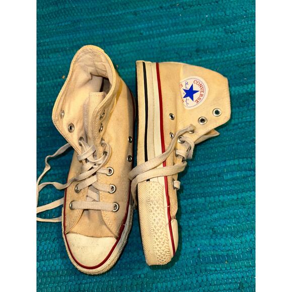 VINTAGE MADE IN USA CONVERSE ALLSTAR HIGHTOP SNEAKERS 5/7 - Picture 2 of 5